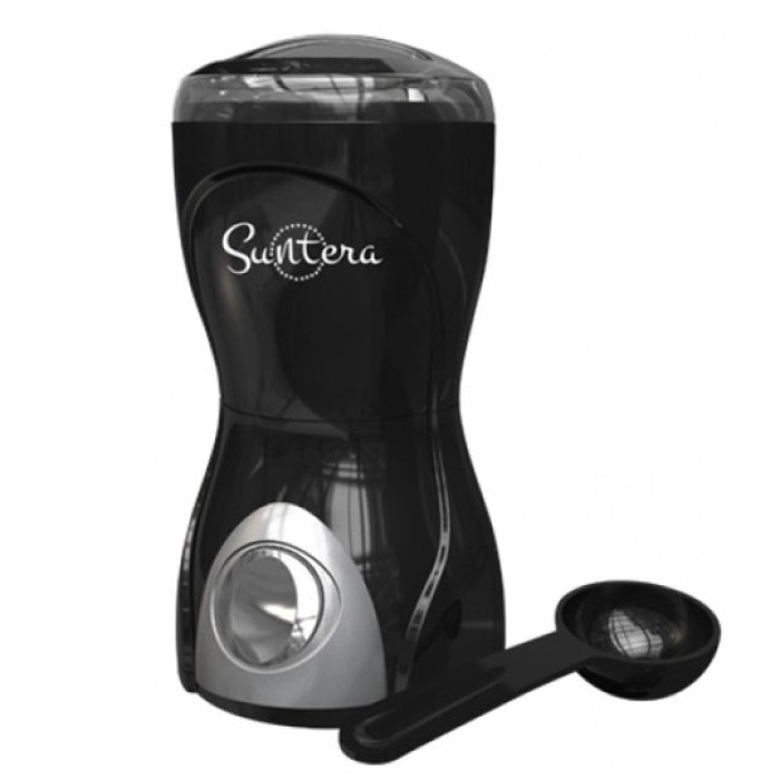 Кавомолка з функцією подрібнення зерен для лате Suntera SCG-601B 200 Вт, Роторна кавомолка ножова GM-56