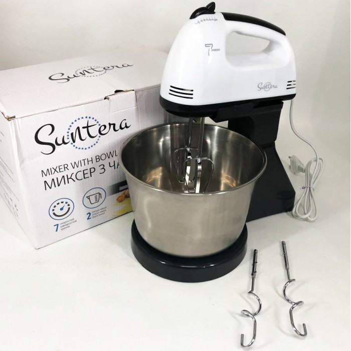 Міксер ручний 7 швидкостей Suntera, Міцний ручний міксер для щоденного використання XC-45