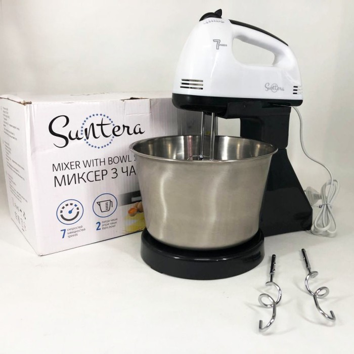 Міксер ручний 7 швидкостей Suntera, Міцний ручний міксер для щоденного використання XC-45