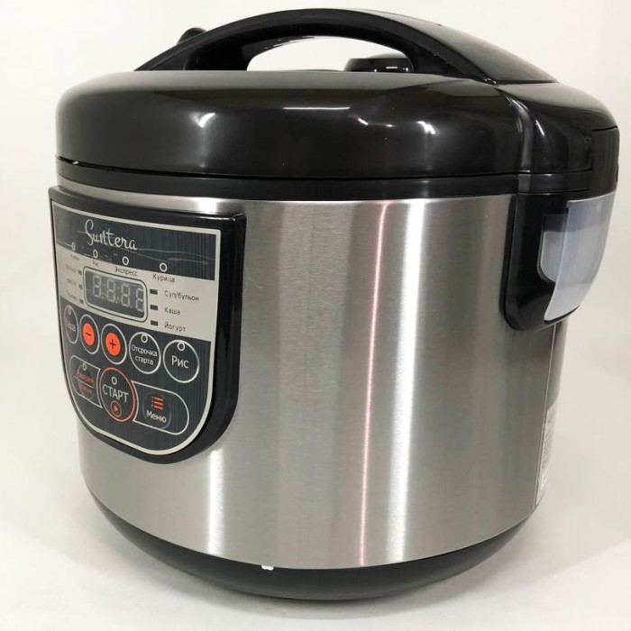 Мультиварка пароварка якісна Suntera AS-1010S 900 Вт, Мультиварка пароварка скороварка для будинку CT-30
