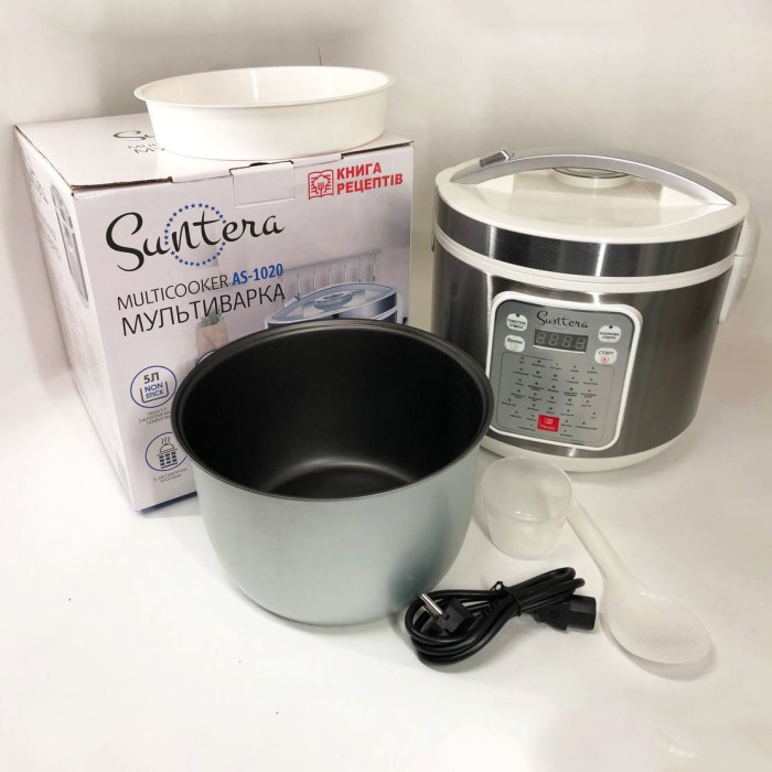 Мультиварка 5 л, Мультиварка для готування, Антипригарні мультиварки рисоварки для дому VF-54