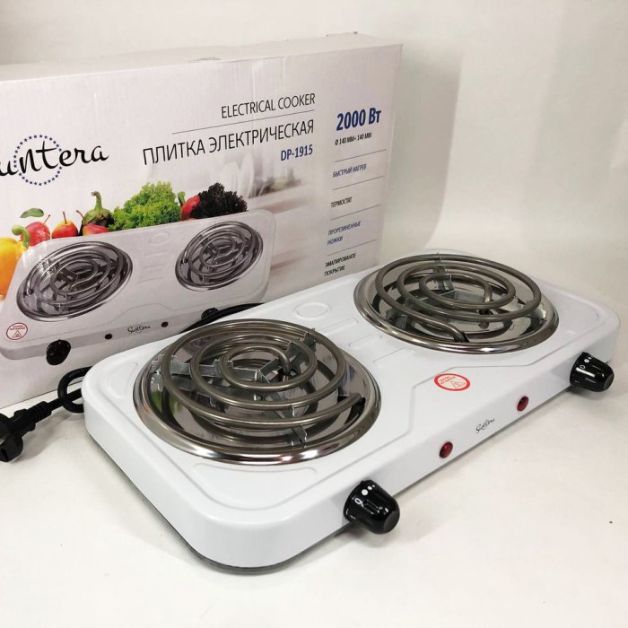 Комфорка електрична, Побутова настільна плита для дому, Потужна електроплита для дому US-21