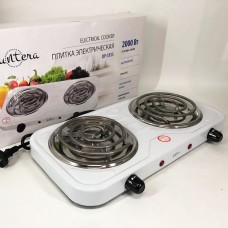 Плита двоконфорочна для дому Suntera DP-1915 2000 Вт, Надійна кухонна плита підлогова потужна IH-74