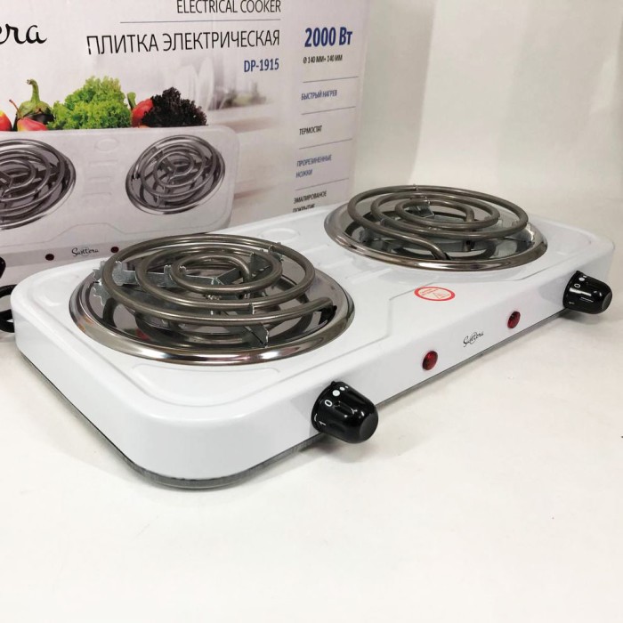 Плита на стіл електрична Suntera, Кухонна плита для маленької кухні Міні електрична NP-42