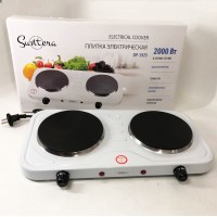 Електроплита переносна компактна Suntera DP-1925 2000 Вт, Портативна плита WT-456 для готування