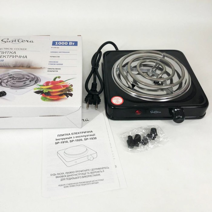 Побутова плита для приготування, Портативна переносна плита Надійна кухонна UE-28