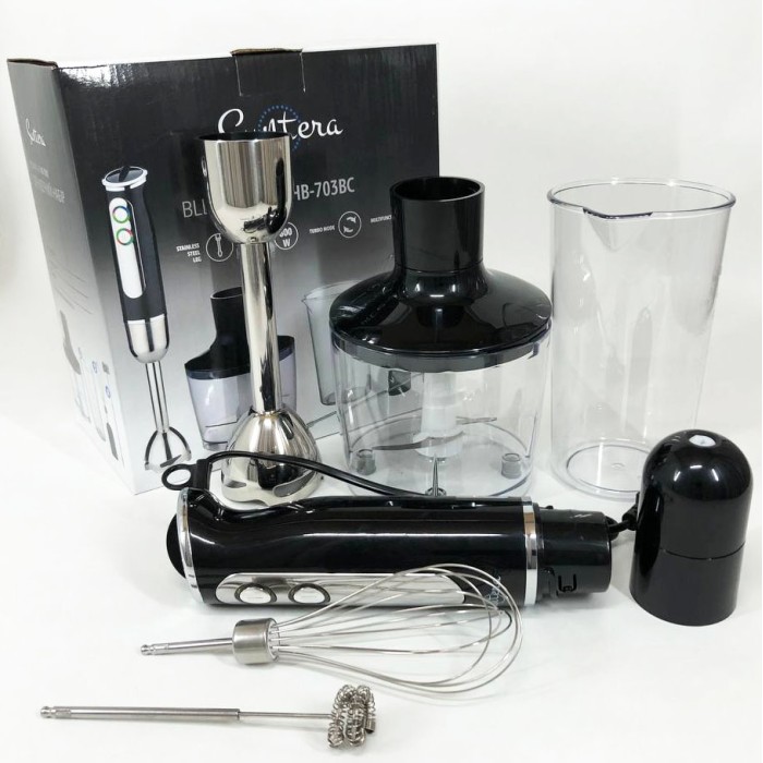 Блендер занурювальний електричний Suntera HB-703BC 800 Вт, Блендер для дитячого пюре кухня UP-88