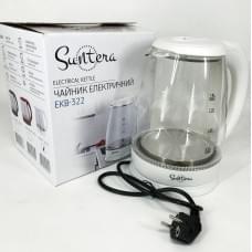 Електрочайник з led підсвічуванням Suntera EKB-322W 1500 Вт 1.8 л, TZ-132 Електрочайник зручний