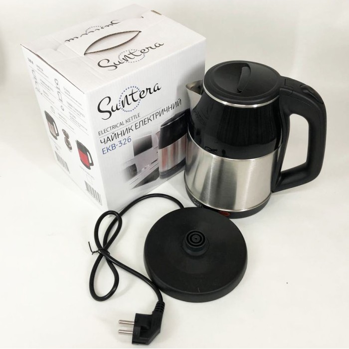 Чайник красивий електричний Suntera, Електричний безшумний чайник з автоматичним відключенням FS-17