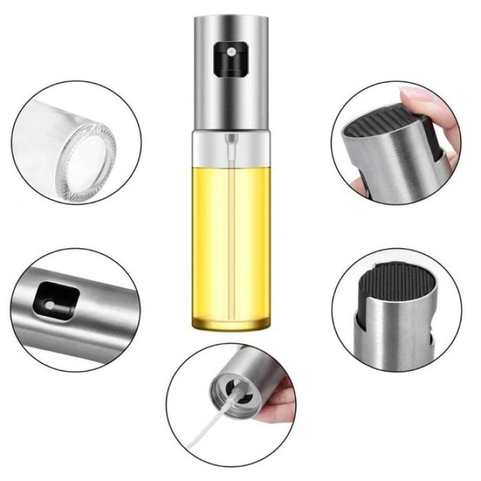 Олія та оцет дозатори 100мл, Скляний розпилювач для олії, Ємність для олії та оцту практичні SD-23