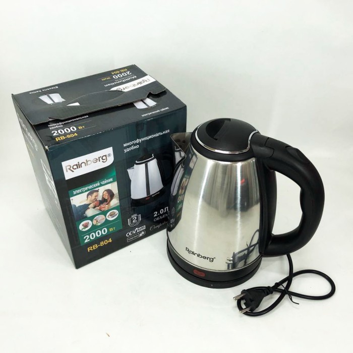 Електричний чайник з індикацією включення Rainberg, Електричний чайник-термос з індикатором включення IZ-75
