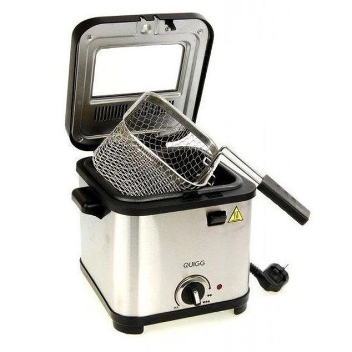 Фритюрниця для дому Rainberg RB-2219 з терморегулятором та знімною чашею електрофритюрниця міні фритюрниця HT-29