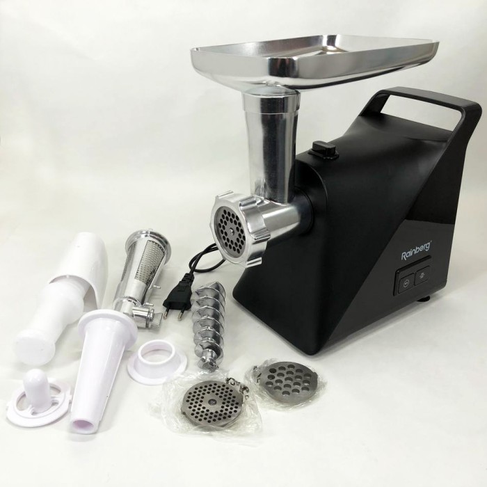 М'ясорубка для овочів і фруктів Rainberg RB-679 3000Вт М'ясорубка для подрібнення 'яса і риби OS-28