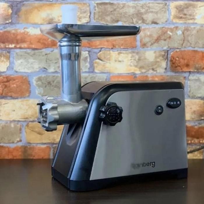 для томатів Rainberg RB-672 3000W, Електром'ясорубка з металевими шестернями, PA-960 М'ясорубка крупна
