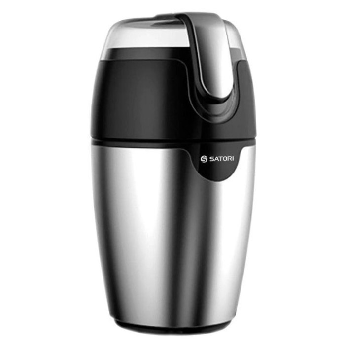 Побутова кавомолка стаціонарна SATORI SG-2510-SL 120 Вт, Подрібнювач кави, Кавомолка електрична топ XP-96