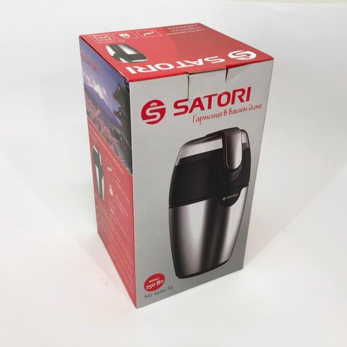 Універсальна електро кавомолка SATORI SG-2510-SL 120 Вт, Роторна кавомолка, UB-594 Кавомолка електрокавомолка