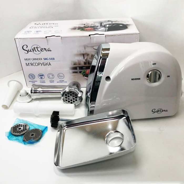 М'ясорубки з металевими шестернями в редукторі Suntera SMG-5418W, М'ясорубка для помідорів GP-17