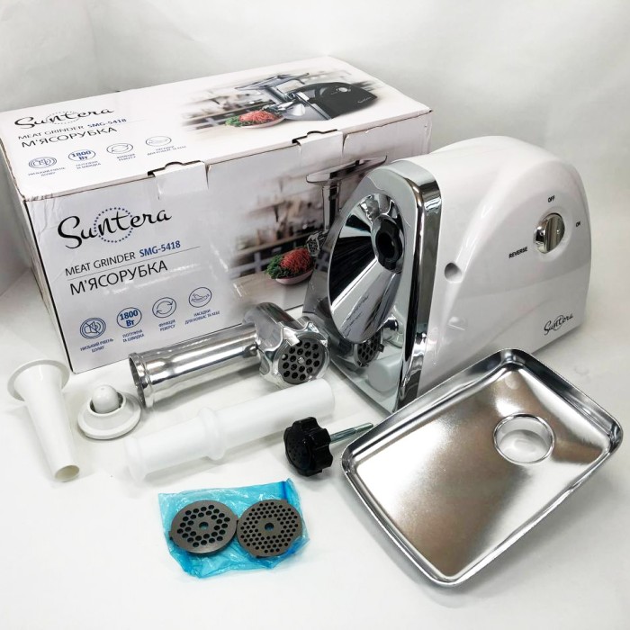 М'ясорубки з металевими шестернями в редукторі Suntera SMG-5418W, М'ясорубка для помідорів GP-17