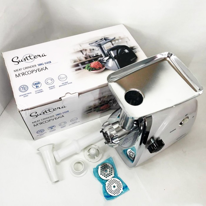 М'ясорубки з металевими шестернями в редукторі Suntera SMG-5418W, М'ясорубка для помідорів GP-17