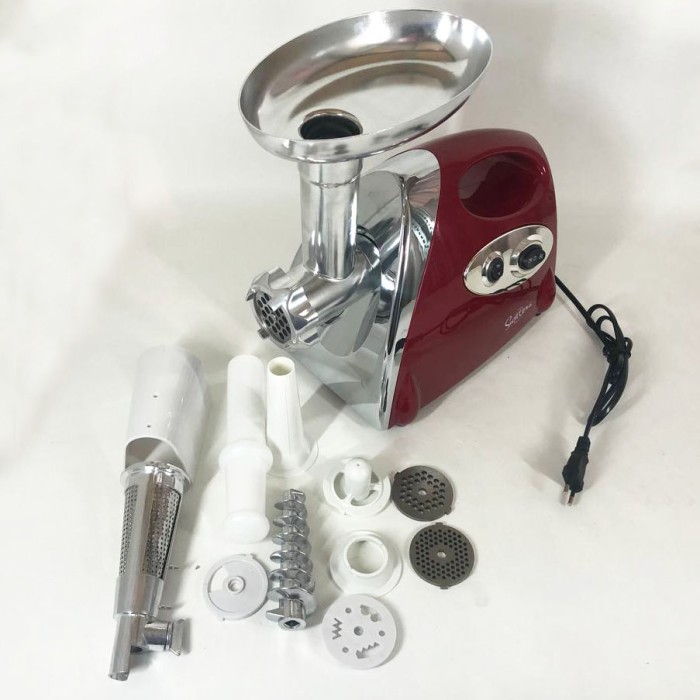 М'ясорубки з соковижималкою і шинковкою SMG-5420R 1800 Вт, Електрична м'ясорубка з дисковою насадкою TX-15