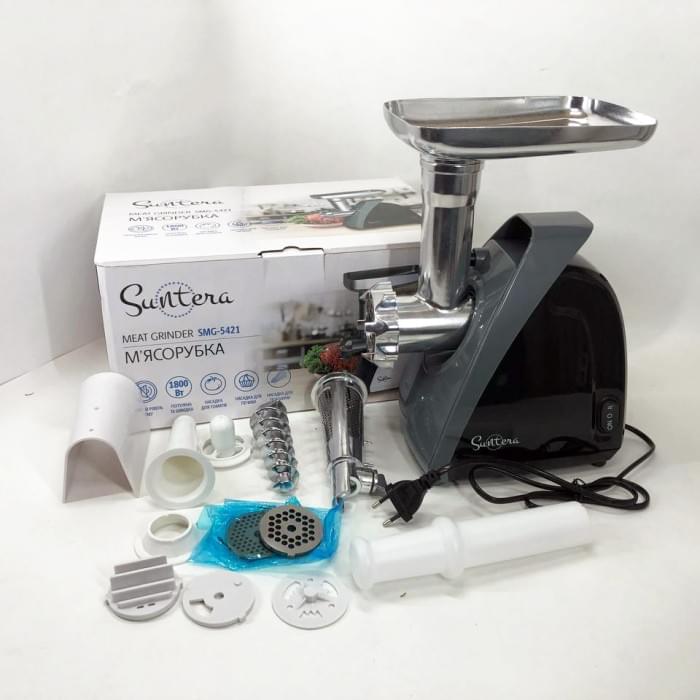 Кухонна м'ясорубка Suntera SMG-5421B 1800 Вт, М'ясорубки надійні, UQ-977 Измельчитель орехов
