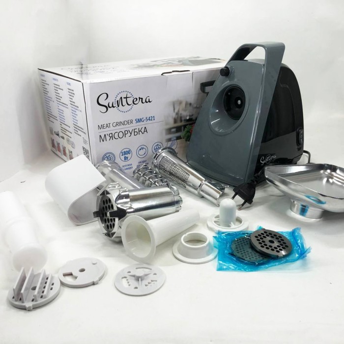 М'ясорубки з металевими шестернями в редукторі Suntera, Електром'ясорубка для шинковки кухня VY-51