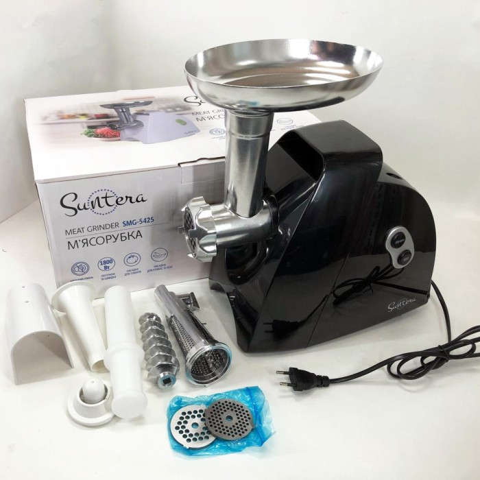 Побутова електром'ясорубка для м'яса з насадками Suntera, Електрична універсальна м'ясорубка YT-81
