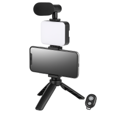 Лампа кільцева студійна, Кільцеве світло, Накамерне світло для відеокамер, Ліхтар для селфі LX-33