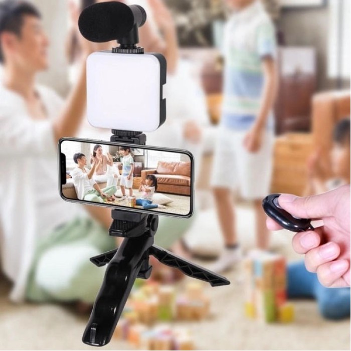 Лампа кільцева студійна, Кільцеве світло, Накамерне світло для відеокамер, Ліхтар для селфі LX-33