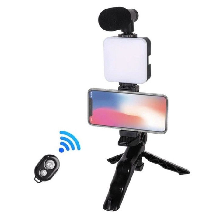 Лампа кільцева студійна, Кільцеве світло, Накамерне світло для відеокамер, Ліхтар для селфі LX-33