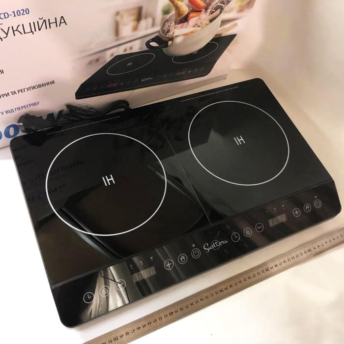 Портативна плита для готування Suntera ICD-1020, Настільна електроплита, Плита RP-905 кухонна переносна