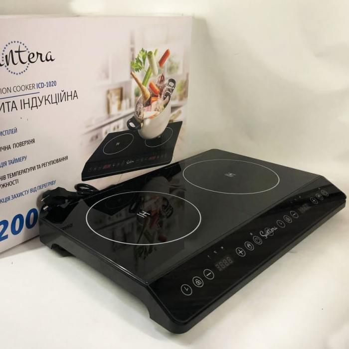 Портативна плита для готування Suntera ICD-1020, Настільна електроплита, Плита RP-905 кухонна переносна