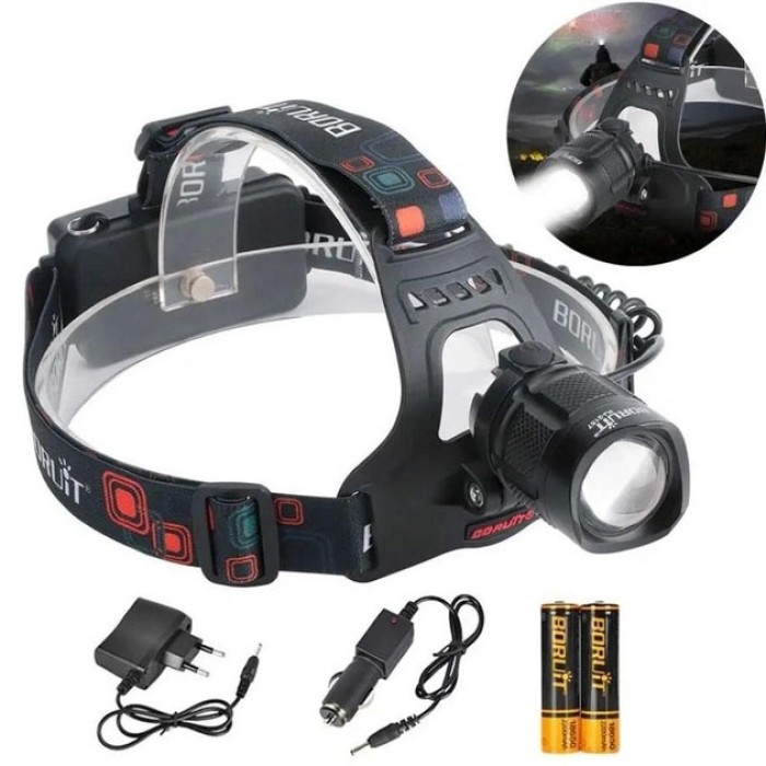 Надпотужний налобний ліхтар Bailong, Налобний прожектор світильник для точних робіт PK-67