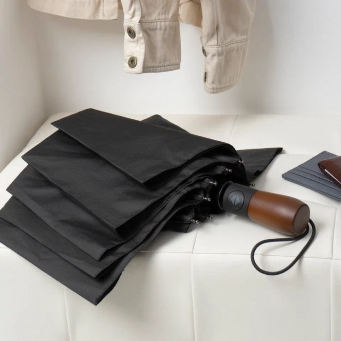 Парасоля міцна, Парасоля однокольорова, Компактна парасолька, Хороша чоловіча парасолька напівавтомат MV-15