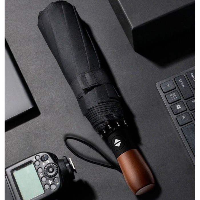 Парасоля складна механічна класичний, Автоматична парасолька, Парасолька легка, Парасоля однокольорова IQ-64