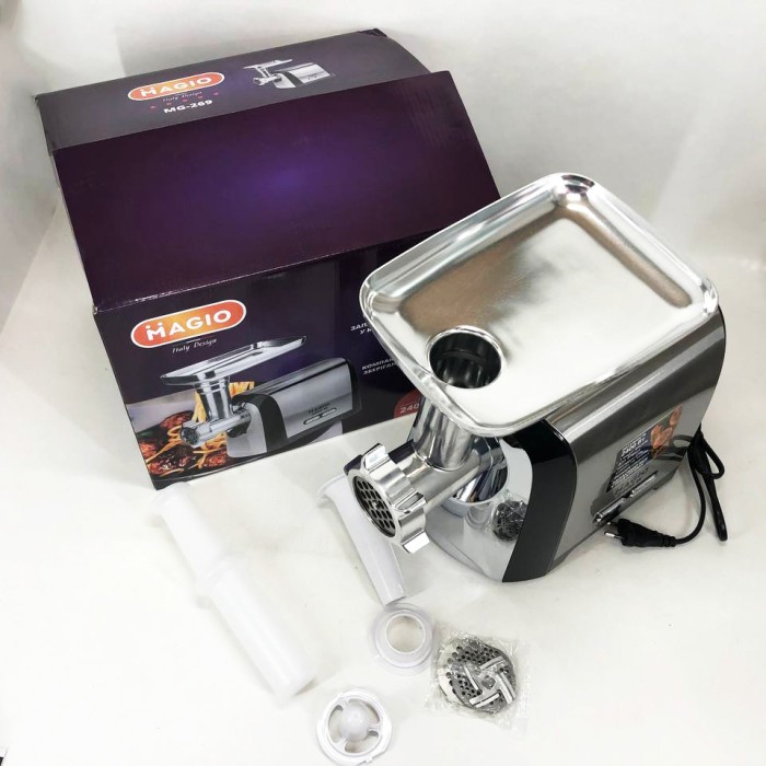 Електрична м'ясорубка з високою потужністю Magio MG-269 2400Вт, Кухонна м'ясорубка соковижималка VH-24