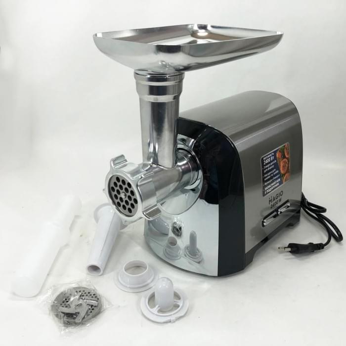 Измельчитель орехов Magio MG-269 2400 W, Електрична м'ясорубка з овочерізкою, М'ясорубка XO-550 для овочів