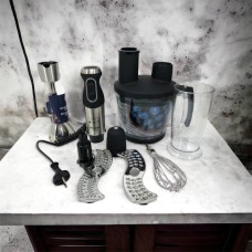 Блендер для сніданків і коктейлів MAGIO, Блендери з насадками, Занурювальний блендер з чашею EB-91