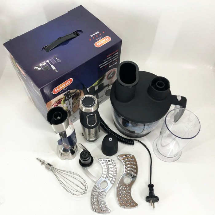 Занурювальний блендер для домашнього використання MAGIO, Кухонний міксер з металевою чашею MG-36