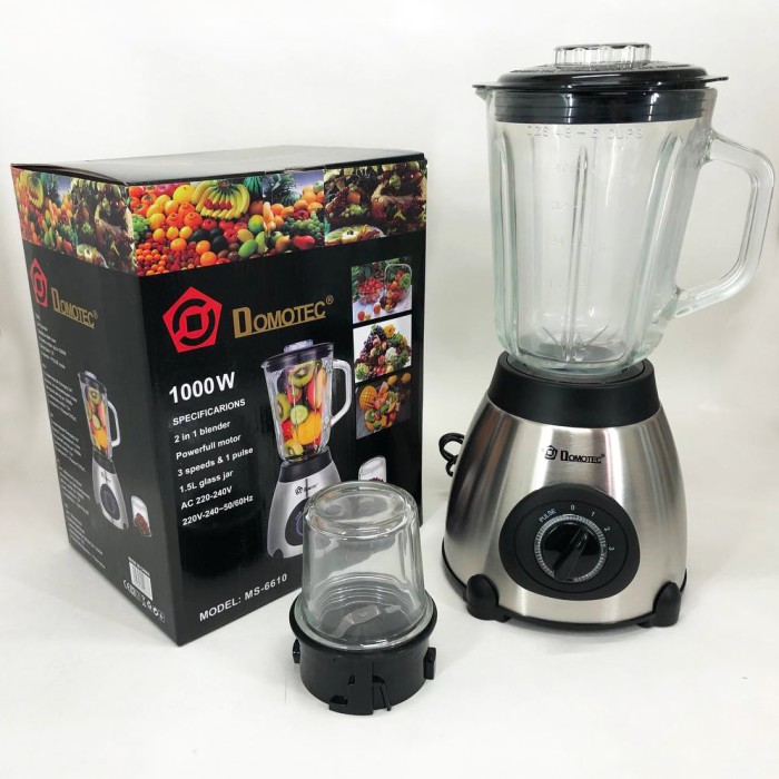 Електричний блендер подрібнювач Domotec, Блендер електричний для смузі, Блендери кухонні TU-55