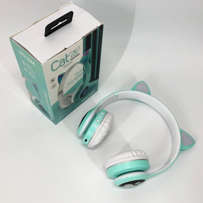 Навушники бездротові дитячі з вушками якісні, Навушники з котячими вушками бездротові AU-55