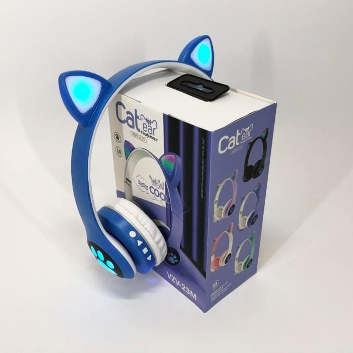 Bluetooth навушники подарунок для дітей Cat VZV 23M, Навушники бездротові дитячі з вушками VX-295 для дівчинки