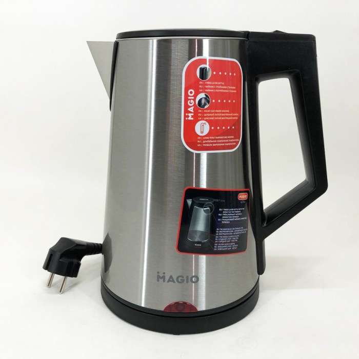 Сучасний електрочайник для дому MAGIO MG-988 2150 Вт, Зручний електричний чайник для кухні VA-23