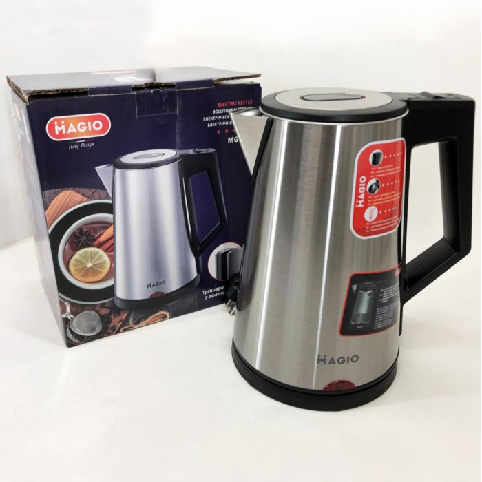 Сучасний електрочайник для дому MAGIO MG-988 2150 Вт, Зручний електричний чайник для кухні VA-23