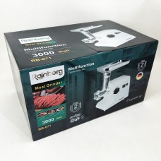 Електром'ясорубка соковижималка для томатів Rainberg, Електричний подрібнювач з двома ножами VP-86