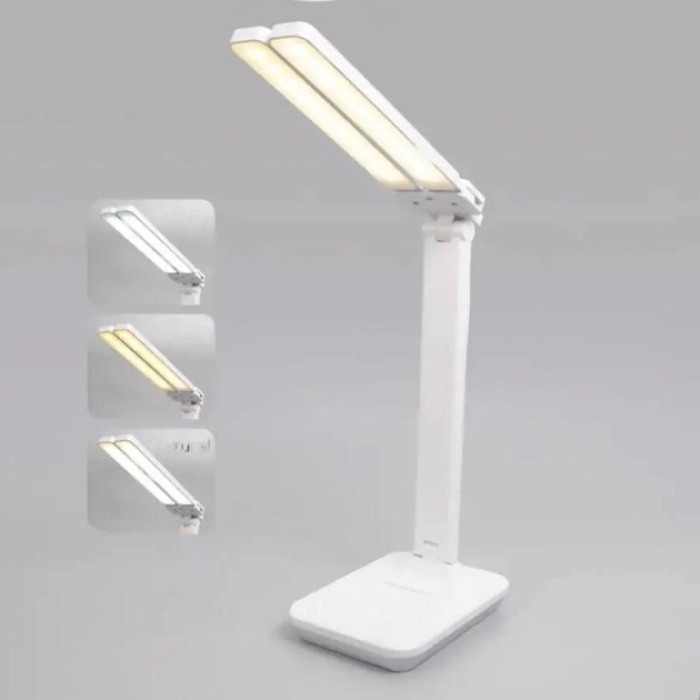 Лампа акумуляторна з гнучкою ніжкою, з usb, Настільна лампа для навчання дітей настільна акб LJ-91