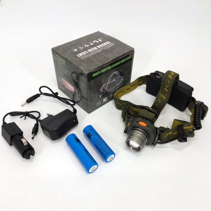 Налобний ліхтар з кріпленням на голову, Потужний ліхтар для риболовлі на голову діодний DK-19