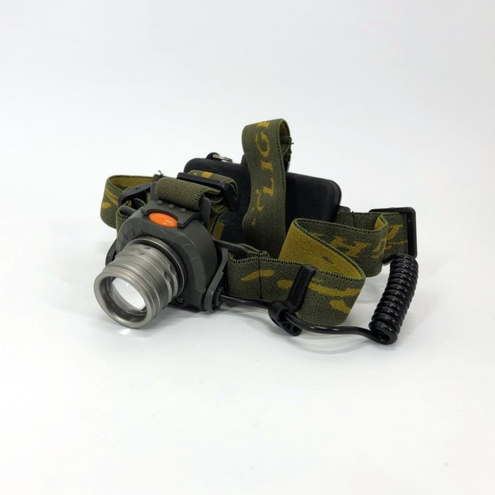 Налобний ліхтар тактичний Bailong BL-1505-602B SENSOR з датчиком руху, Ліхтарик налобний led