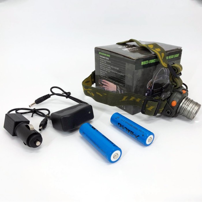 Налобний ліхтар тактичний Bailong BL-1505-602B SENSOR з датчиком руху, Ліхтарик налобний led