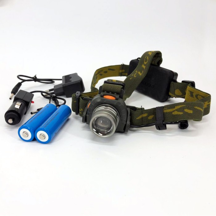 Потужний акумуляторний ліхтарик на голову Bailong, Потужний налобний LED ліхтар Ліхтар на лоб WL-92